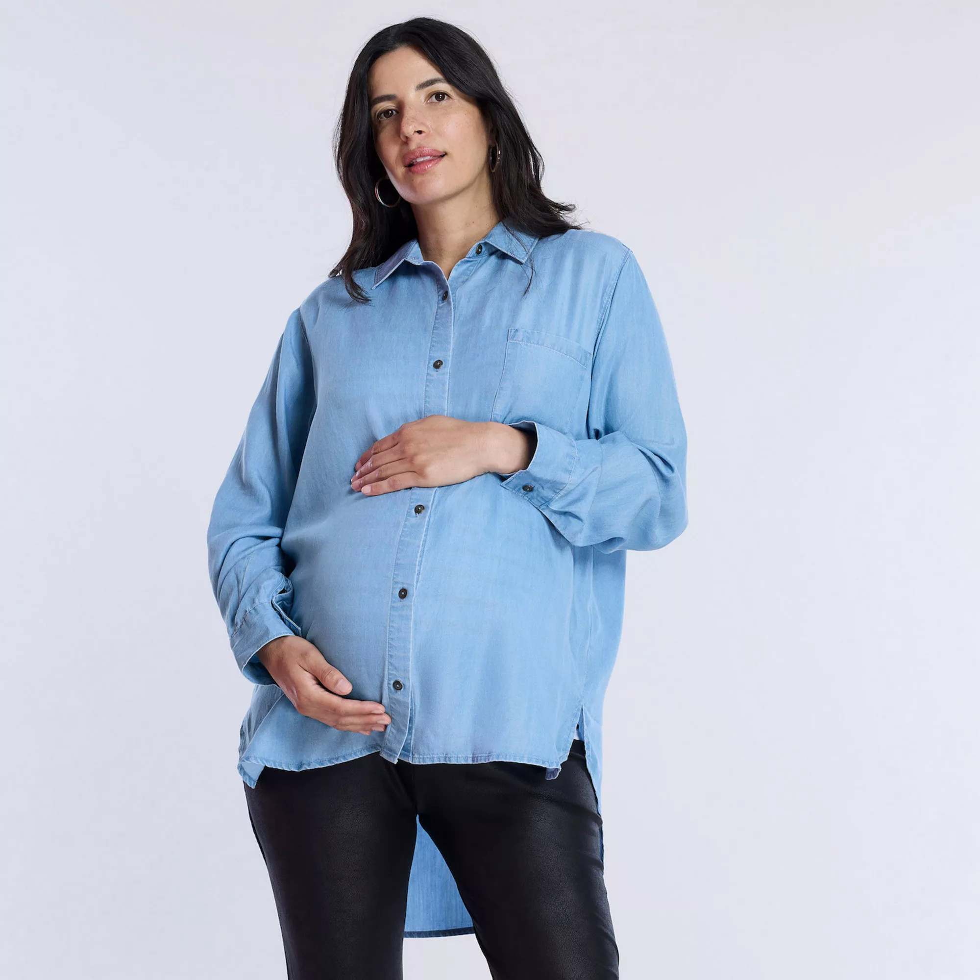 Maternity Motherhood® Poplin Shirt | Kohl's