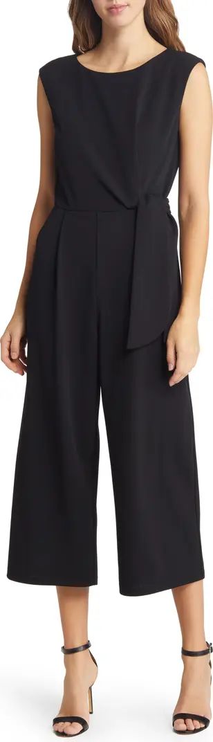 Side Knot Crop Wide Leg Jumpsuit | Nordstrom