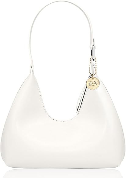PS PETITE SIMONE Small Shoulder Bag for Women Everyday Purse Trendy Hobo bag Crescent Bag Structu... | Amazon (US)