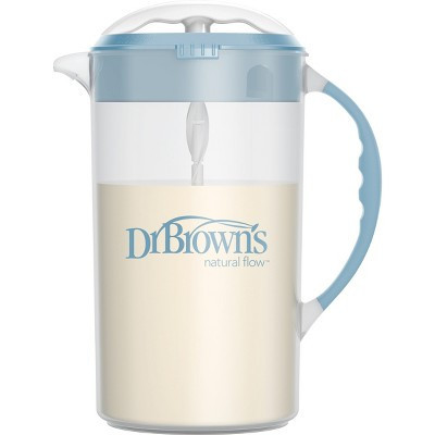 Dr. Brown's Baby Formula Mixing Pitcher with Locking Lid & No Drip Spout - 32oz - Light Blue | Target