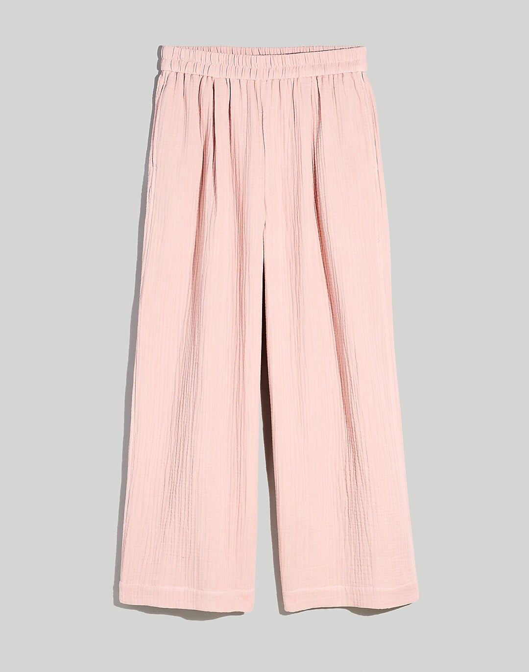 The Tall Untailored Wide-Leg Crop Pant in Lightspun | Madewell