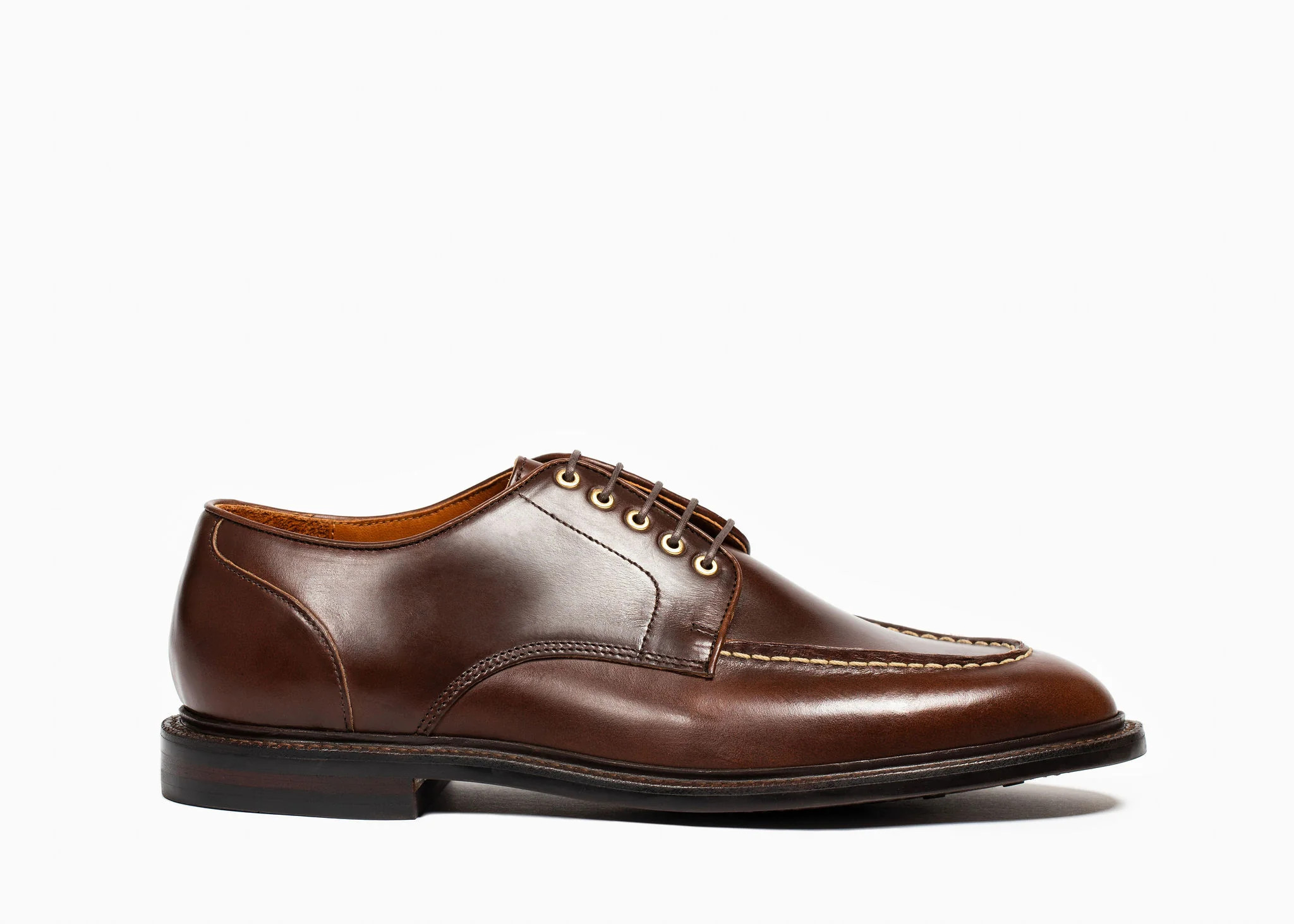 Moc Toe Derby Crimson Chromexcel | Grant Stone LLC