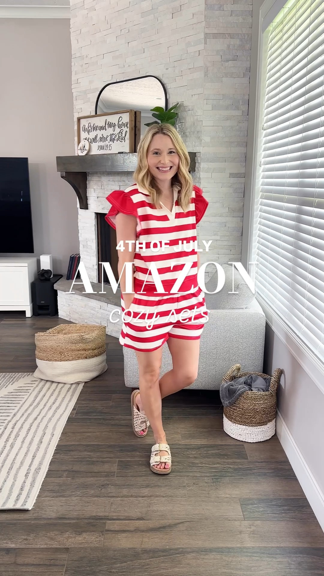 These cozy sets are GOLDEN!! 💙🧨There’s a reason these are going viral - so cute and comfortable.

COMMENT “shop” and I’ll DM you the link to these Red, White and Blue Cozy Sets.

#casuallook #casualoutfit #cozyoutfit #amazonfashion #amazonmusthave / viral amazon set / patriotic set / 
