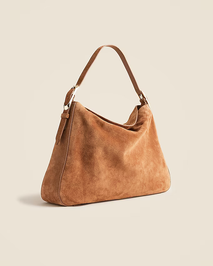 Berkeley shoulder bag in suede | J. Crew US