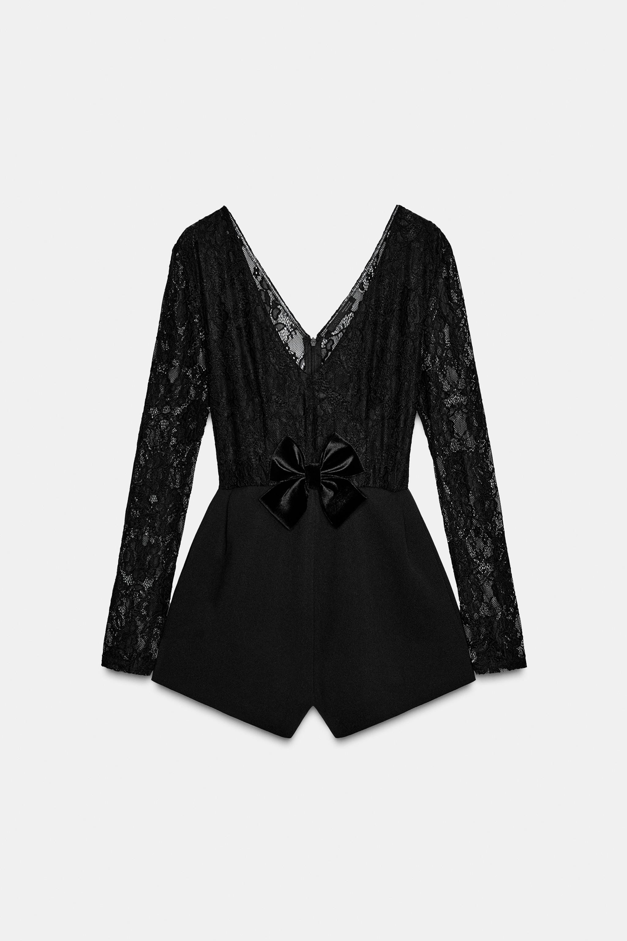LACE COMBINATION JUMPSUIT | Zara US