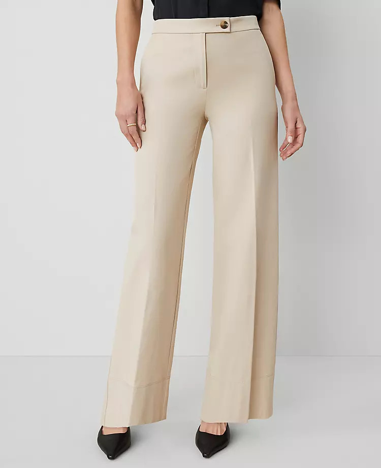 The Petite Modern Wide-Leg Pant | Ann Taylor