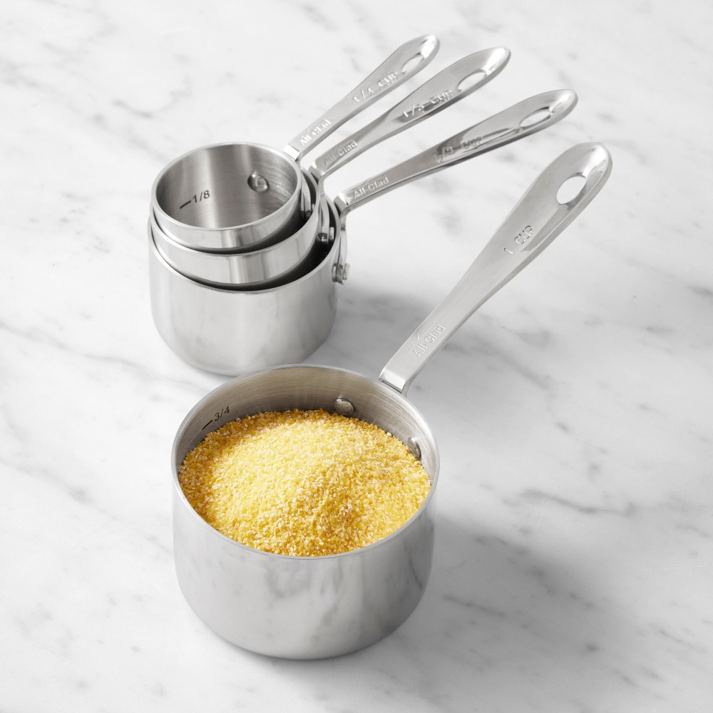 All-Clad Stainless-Steel Measuring Cups &amp; Spoons | Williams-Sonoma