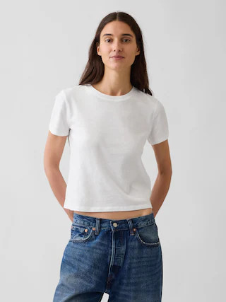 100% Cotton Authentic Shrunken T-Shirt | Gap (US)