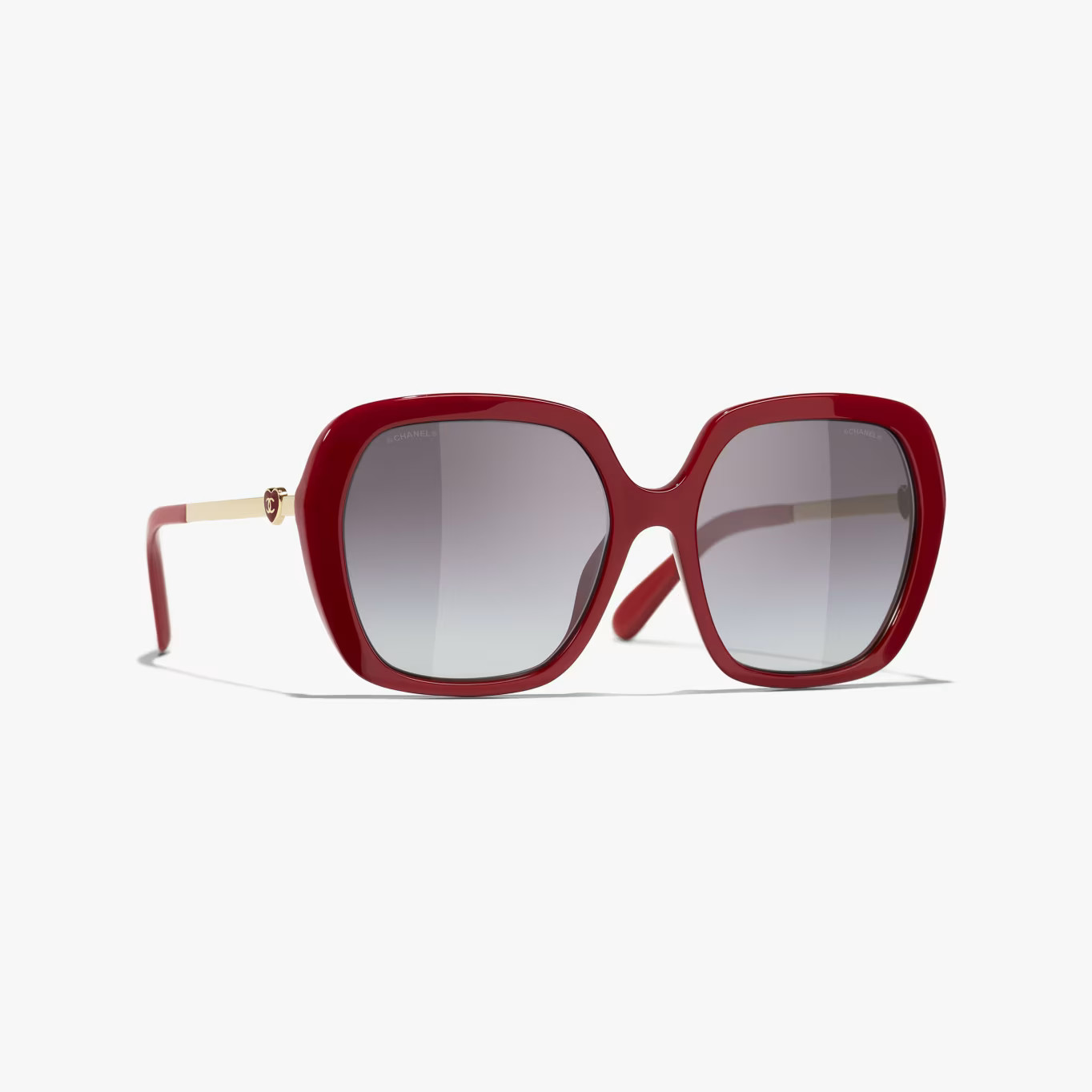 CHANEL Sunglasses: Square Sunglasses, acetate & metal — Fashion | CHANEL | Chanel, Inc. (US)