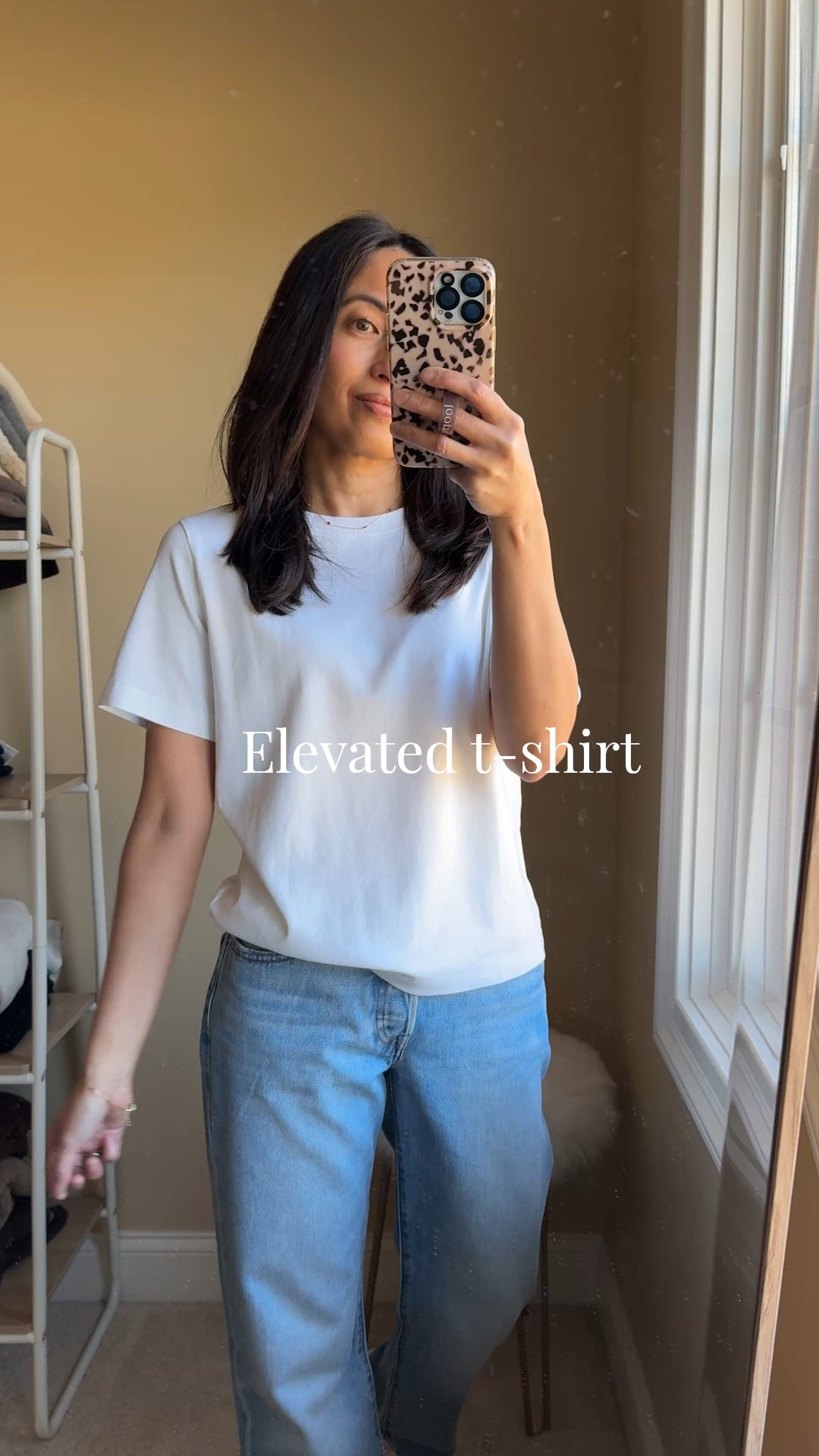 Spring outfit. Elevated t-shirt. 
I sized up. 
The material feels so luxe. Mid-weight. All cotton. 
I love the relaxed fit. 


#LTKootd #LTKOver40