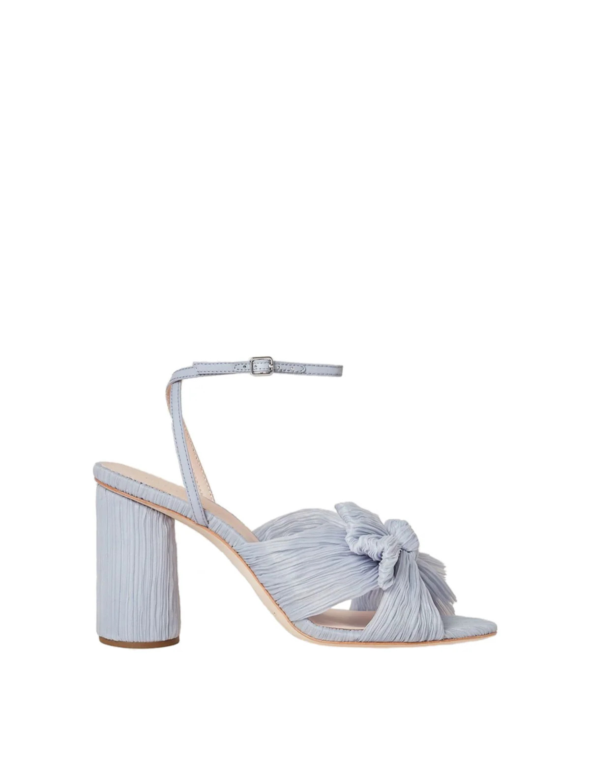 Camellia Bow Heel in Blue | Over The Moon