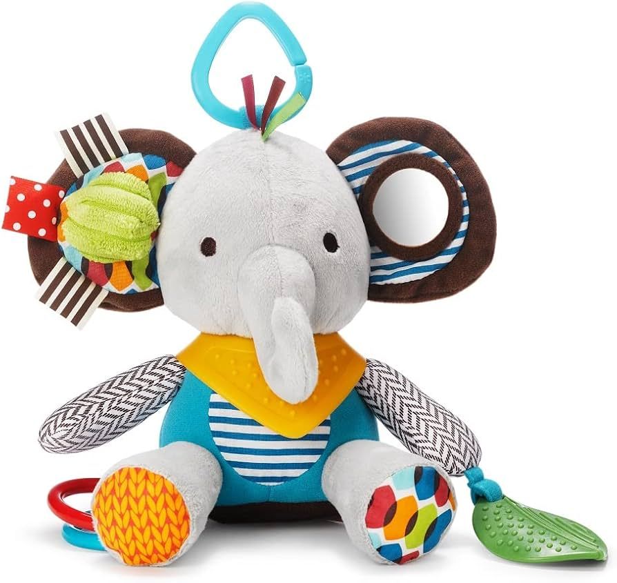 Skip Hop Bandana Buddies Baby Activity and Teething Toy with Multi-Sensory Rattle and Textures, E... | Amazon (US)