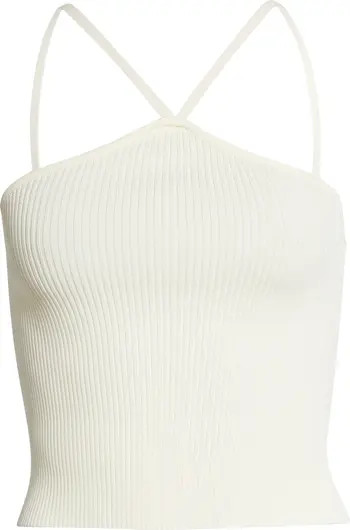 VERO MODA Helena Rib Halter Top | Nordstrom | Nordstrom
