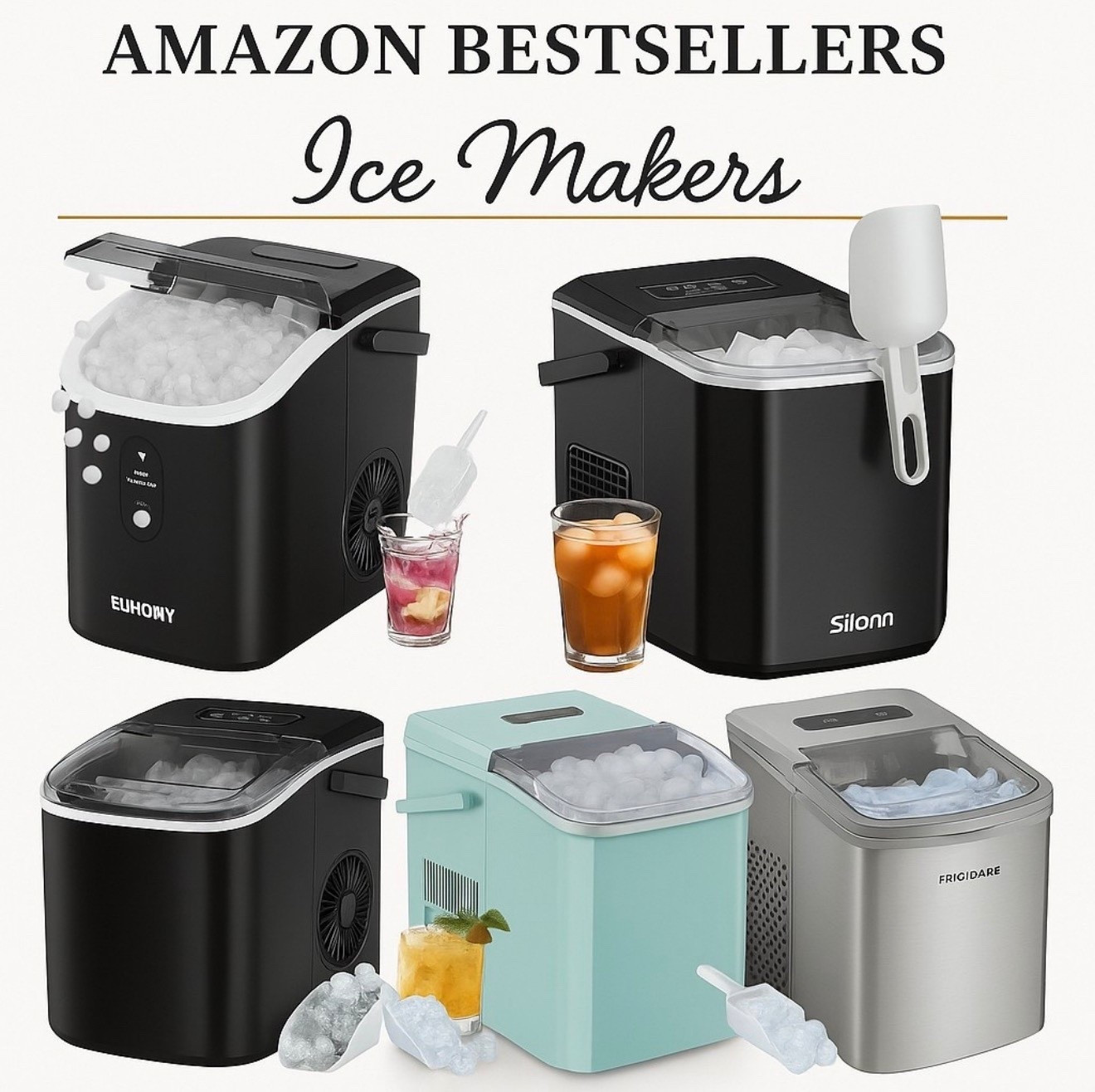 If you love a good drink station moment like I do… an ice maker is a must. 🖤

These countertop options from Amazon are compact, stylish, and perfect for keeping fresh ice ready for coffee, mocktails, or entertaining.

Tap to shop my favorites.

#amazonhome #amazonhomefinds #drinkstation #kitchenessentials #ltkit

#LTKSpringSale #LTKSaleAlert