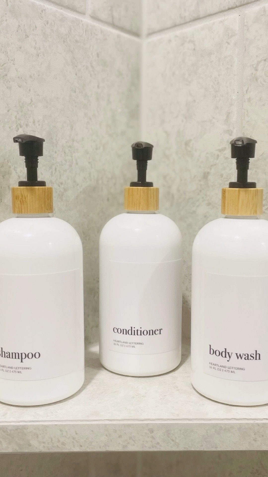 ✨ Matching Shampoo + Conditioner Canisters ✨
Swapping out mismatched bottles for these sleek, matching canisters instantly makes your shower feel more spa-like. Minimal, clean, and perfect for a luxury bathroom look. Linked my exact set 🖤🛁
#BathroomOrganization #ShowerAesthetic #MinimalistHome #AmazonFinds #BathroomRefresh #AestheticBath

#LTKHome #LTKOver40 #LTKFindsUnder50 #LTKHome