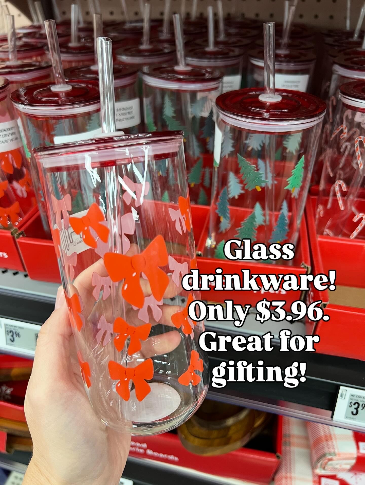 Walmart glass sippers, someone suggested putting some paper shred and a gift card inside for a gift. #walmart

#LTKHome #LTKHoliday #LTKGiftGuide