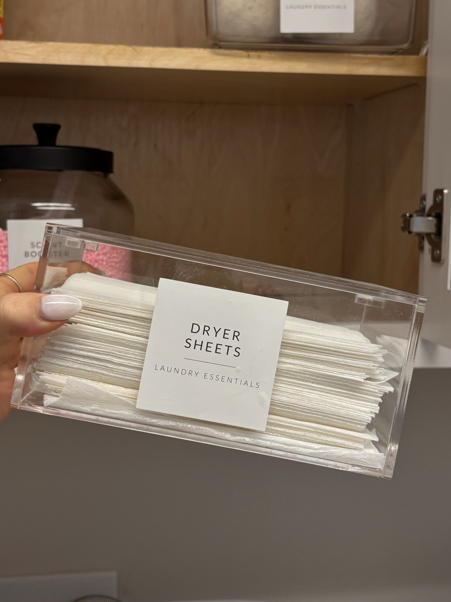 Amazon dryer sheet box! 

#LTKFindsUnder50 #LTKHome #LTKStyleTip