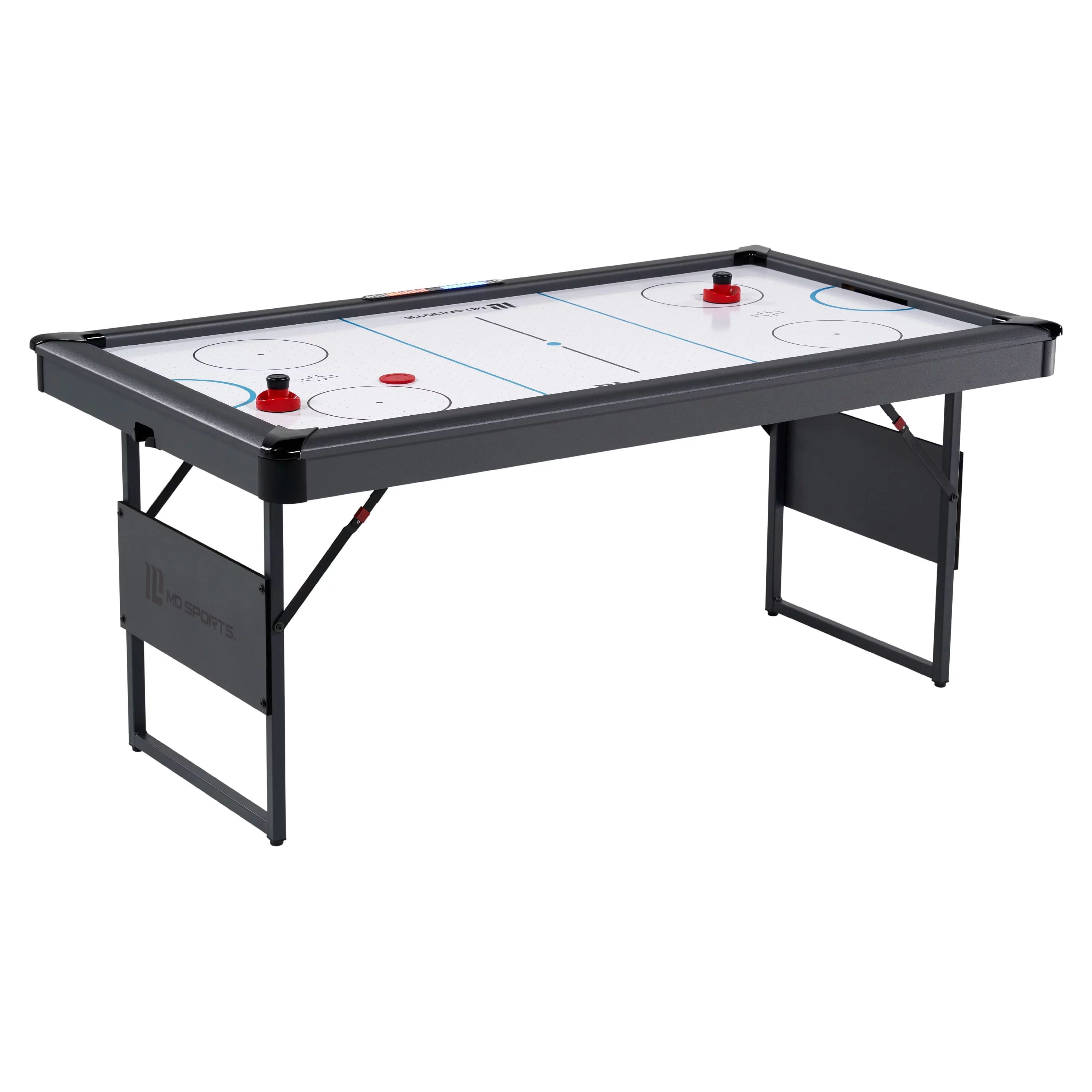 MD Sports 66" Foldable Powered Air Hockey Table Set - Walmart.com | Walmart (US)
