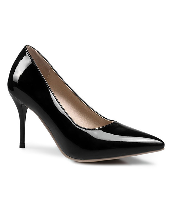 BUTITI Women's Pumps Black - Black Pump - Girls & Women | Zulily
