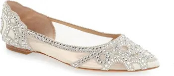Gigi Crystal Pointed Toe Flat | Nordstrom