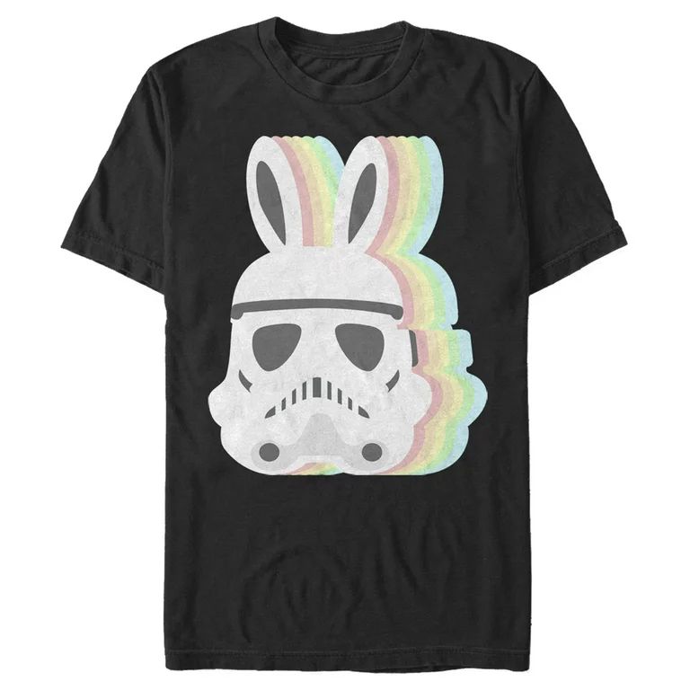 Men's Star Wars Easter Stormtrooper Pastel Easter Ears  Graphic Tee Black Large - Walmart.com | Walmart (US)