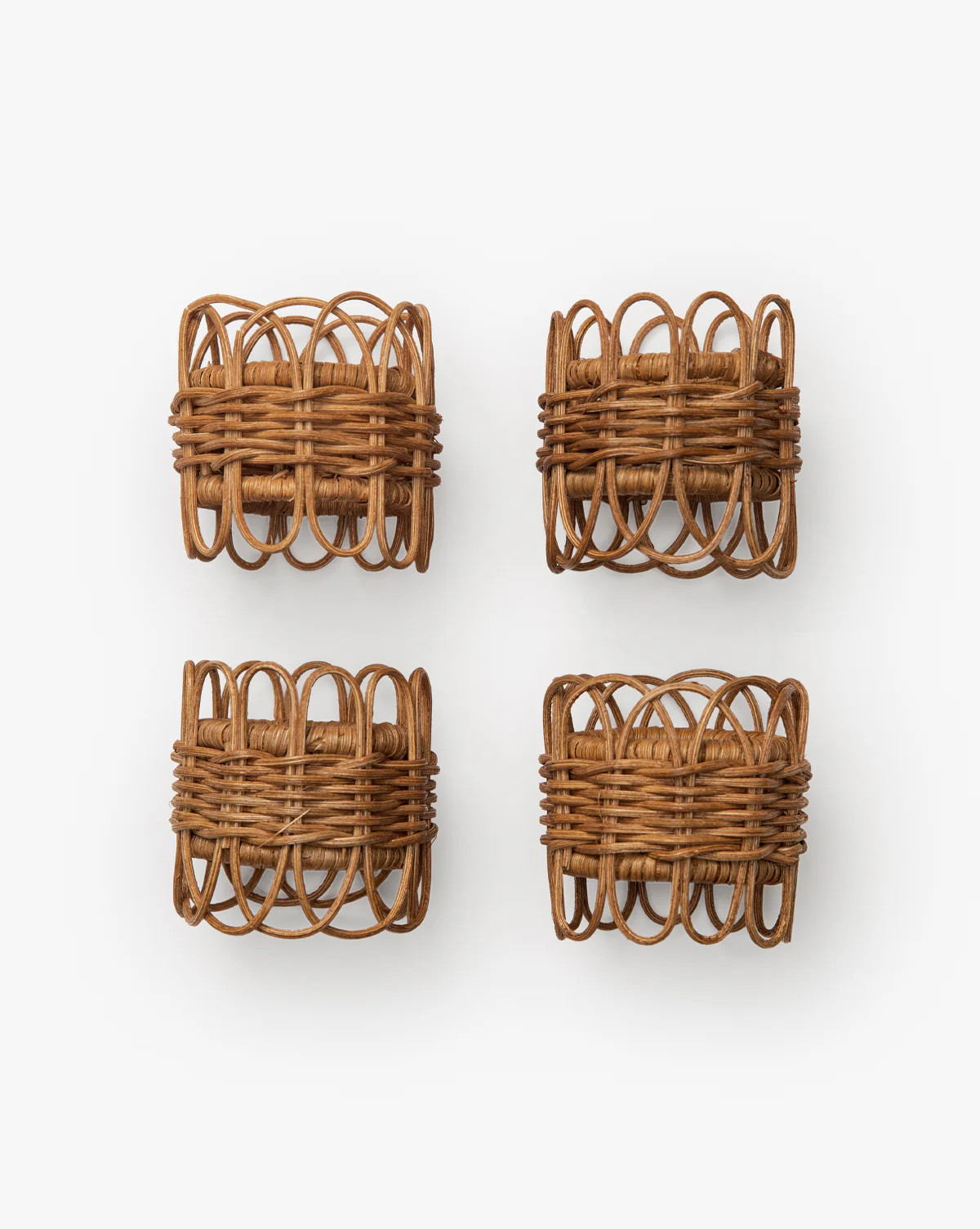 Twisted Rattan Napkin Rings (Set of 4) | McGee & Co. (US)