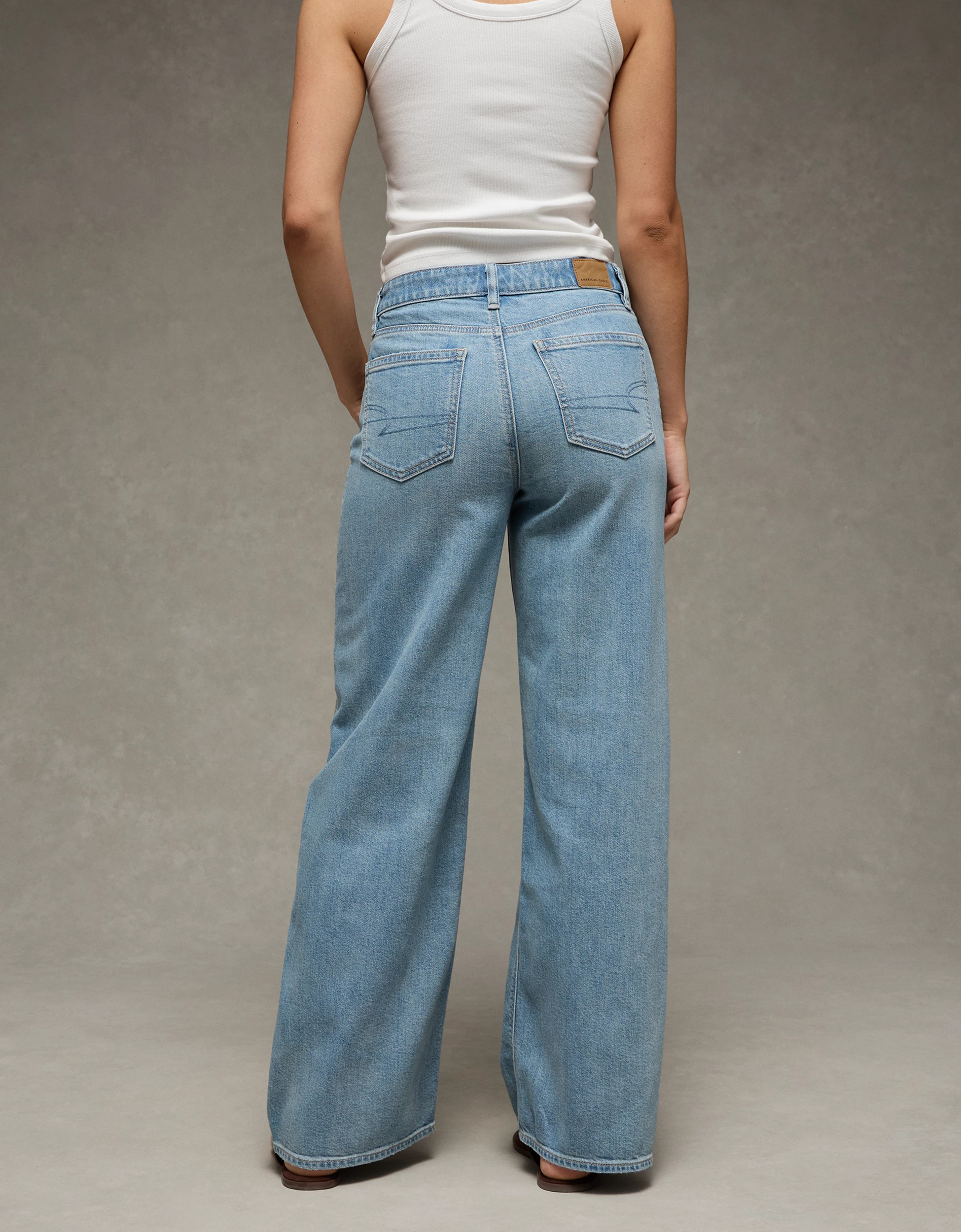 AE Super High-Waisted Baggy Wide-Leg Jean | American Eagle Outfitters (US & CA)