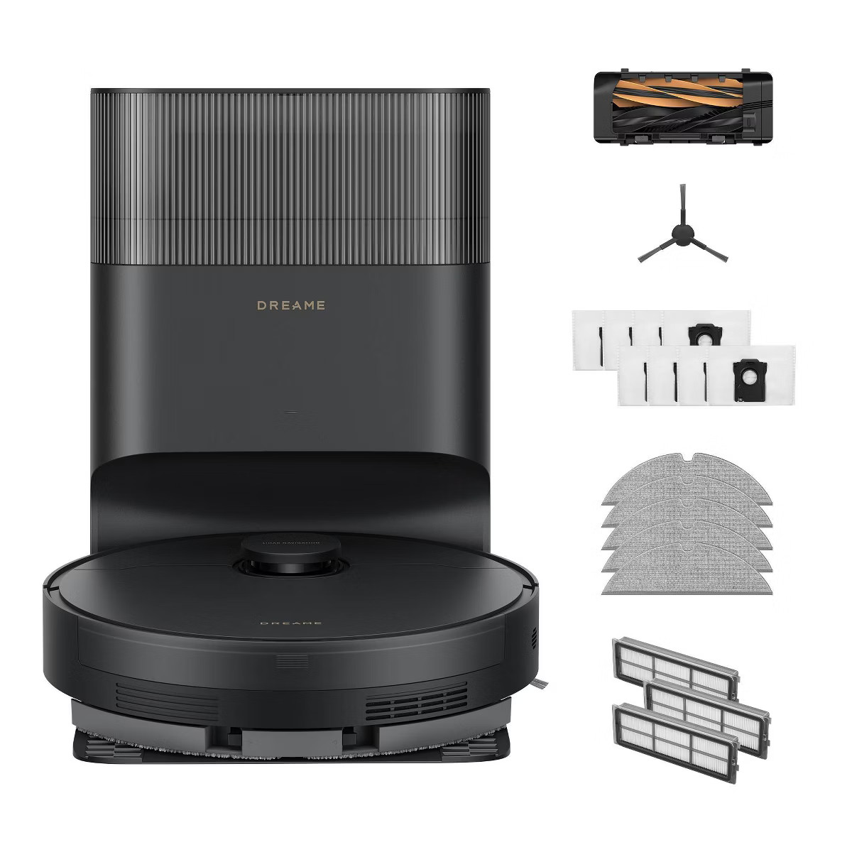 Dreame GoVac 300 Robot Vacuum and Mop 10" Cleaning Path Black | Target