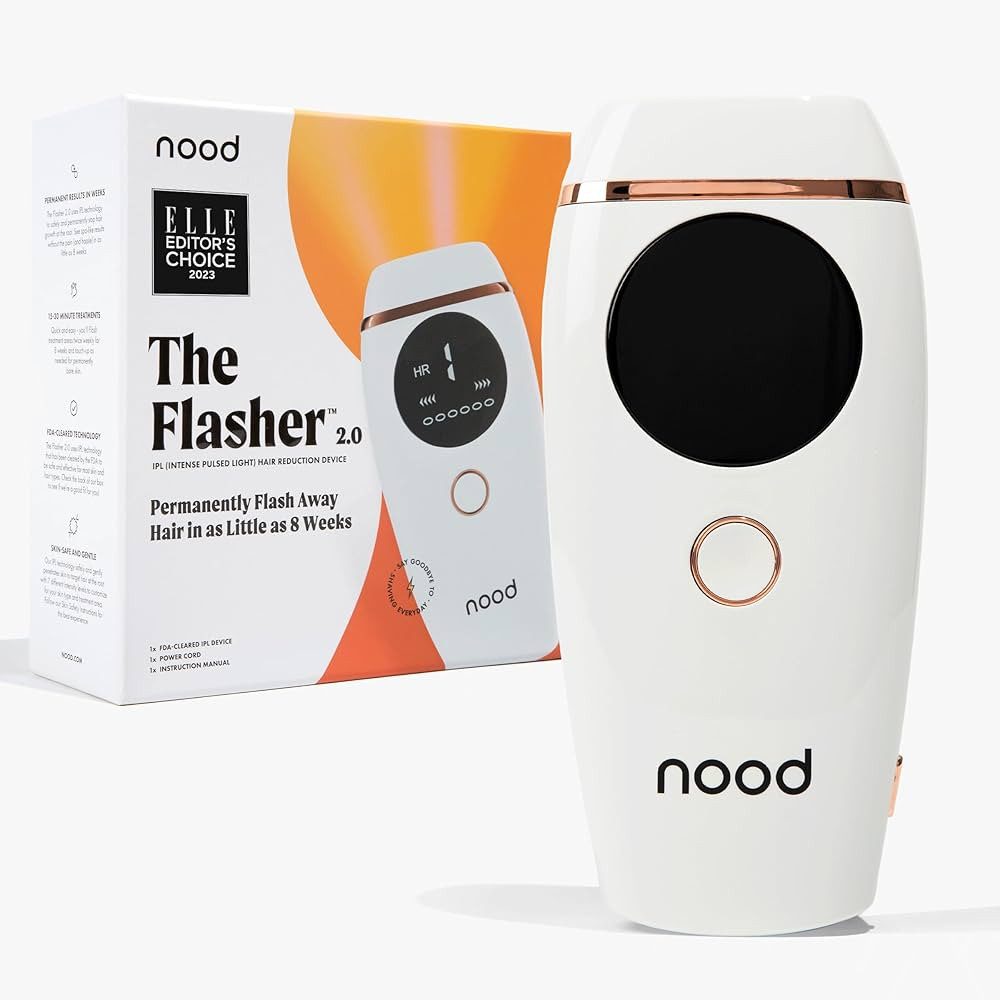Flasher 2.0 by Nood, IPL Laser Hair Removal Device for Men and Women, Pain-free and Permanent Res... | Amazon (US)