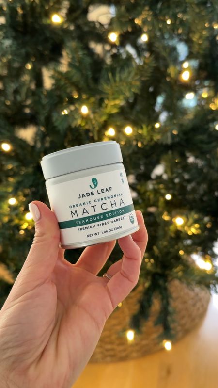 Kat Jamieson shares her favorite matcha - the perfect stocking stuffer. Christmas, wellness, gift guide, gifts. 

#LTKhome #LTKfitness #LTKGiftGuide