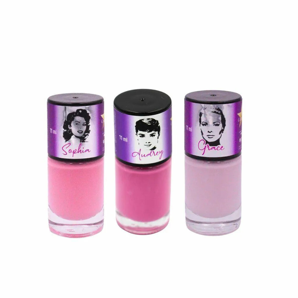 Kit De Esmaltes Rosa Beleza Express | DrogaRaia (BR)