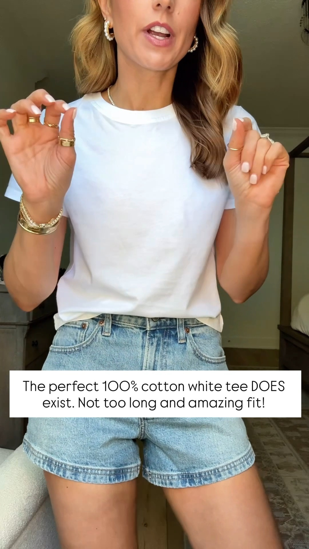 I love this cropped white t-shirt! Wearing XS. Code LISAMARIEXSPANX on first time purchases. It’s not too long and is 100% cotton. Abercrombie curve love 90s cutoff shorts in size 24. Elevated casual. Travel outfit. Everyday outfit.

#LTKgrwm #LTKdayinmylife #LTKootd