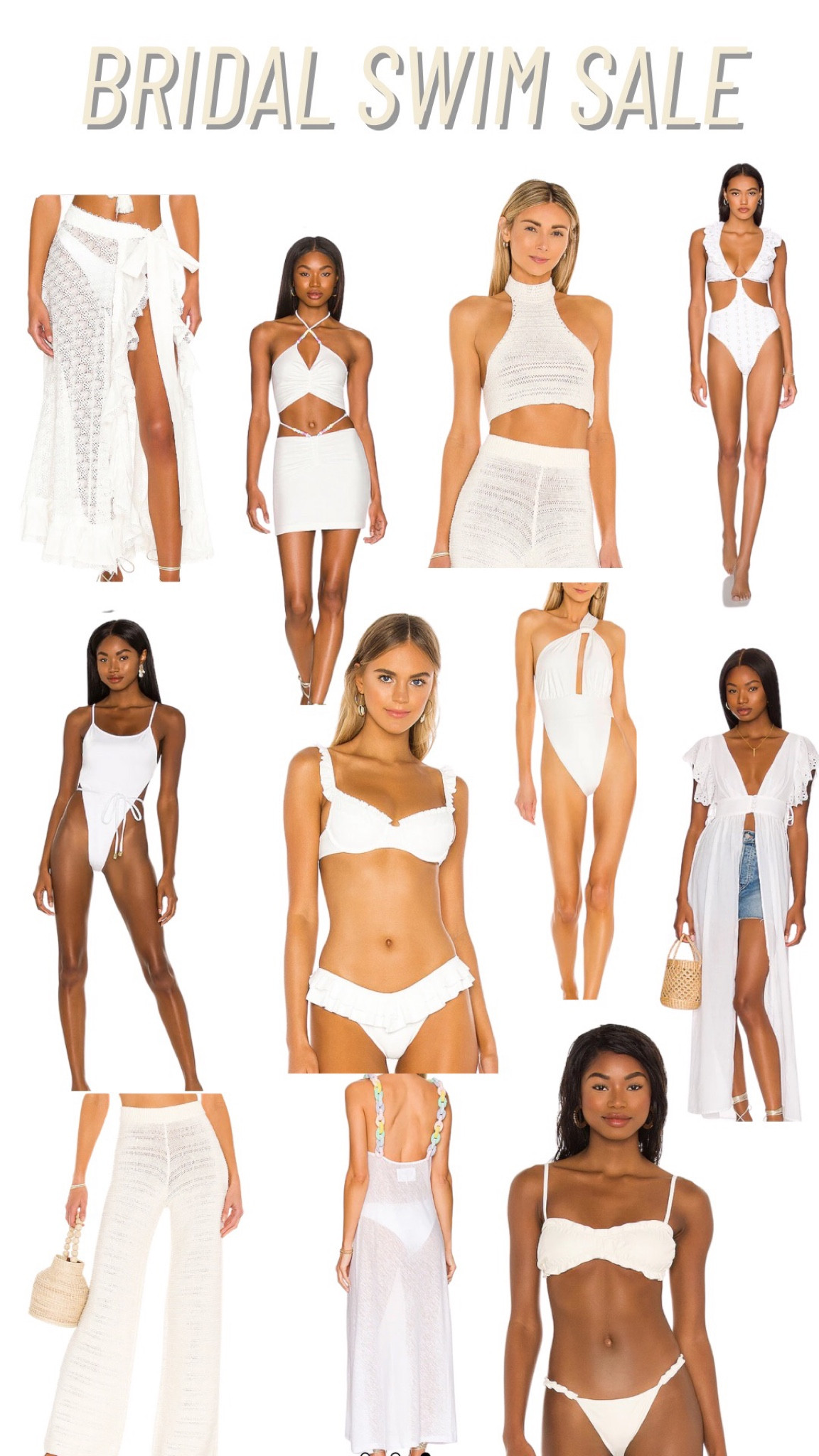 ATTENTION 2023 brides!!! Huge revolve sale for white swimmies!!! Perfect for your bachelorette & or honeymoon! 

#LTKFind #LTKwedding #LTKswim