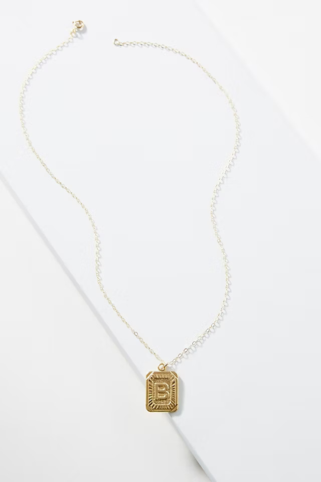 Whim Monogram Pendant Necklace | Anthropologie (US)