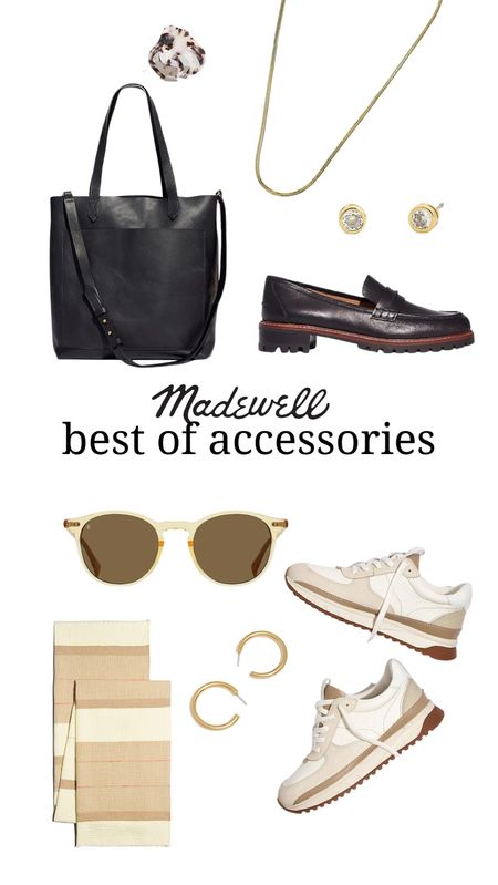 Madewell - Accessories - Shoes - Fall Fashion Essentials - Sunglasses - Earrings - Claw Clip - Leather Bag - Loafers - Sneakers 

#LTKxMadewell #LTKsalealert #LTKstyletip