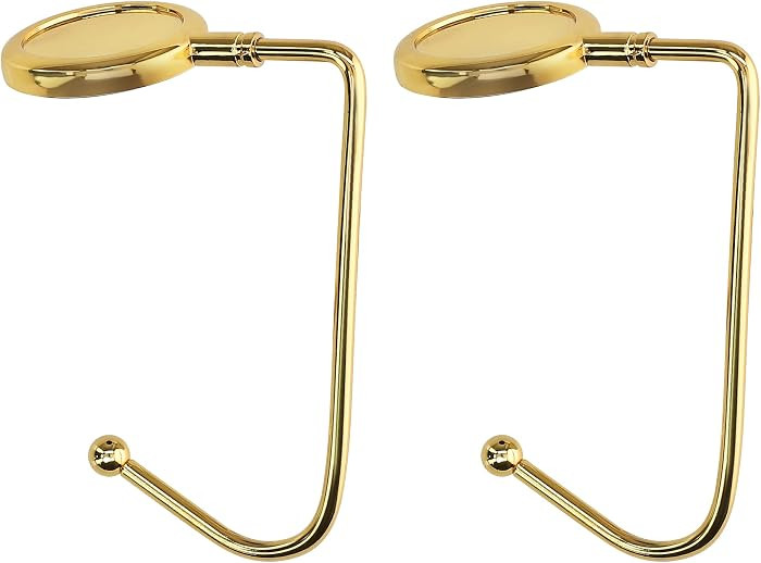 kwmobile Purse Hook for Table - Set of 2 Purse Holder - Handbag Hanger - Portable Bag Holder - Ba... | Amazon (US)