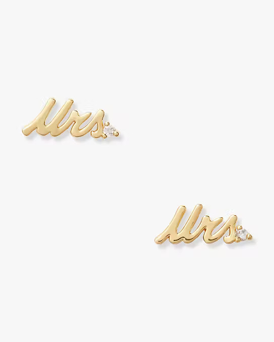 Say Yes Mrs Studs | Kate Spade (US)