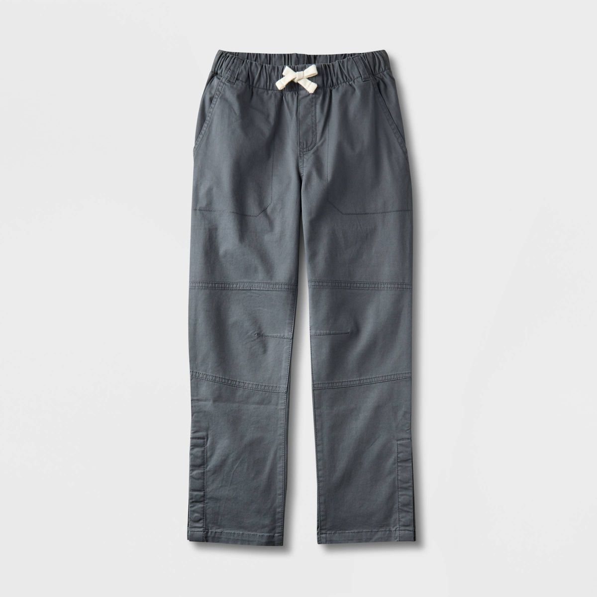 Boys' Adaptive Straight Fit Pull-On Woven Pants - Cat & Jack™ Gray | Target