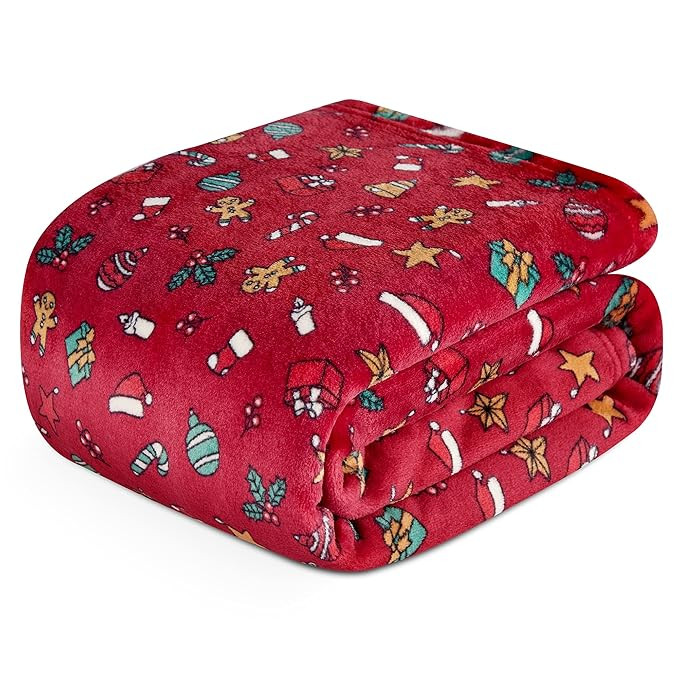 DaysU Plush Flannel Baby Blanket Super-Soft Lightweight, Printed Fleece Baby Blanket for Unisex, ... | Amazon (US)