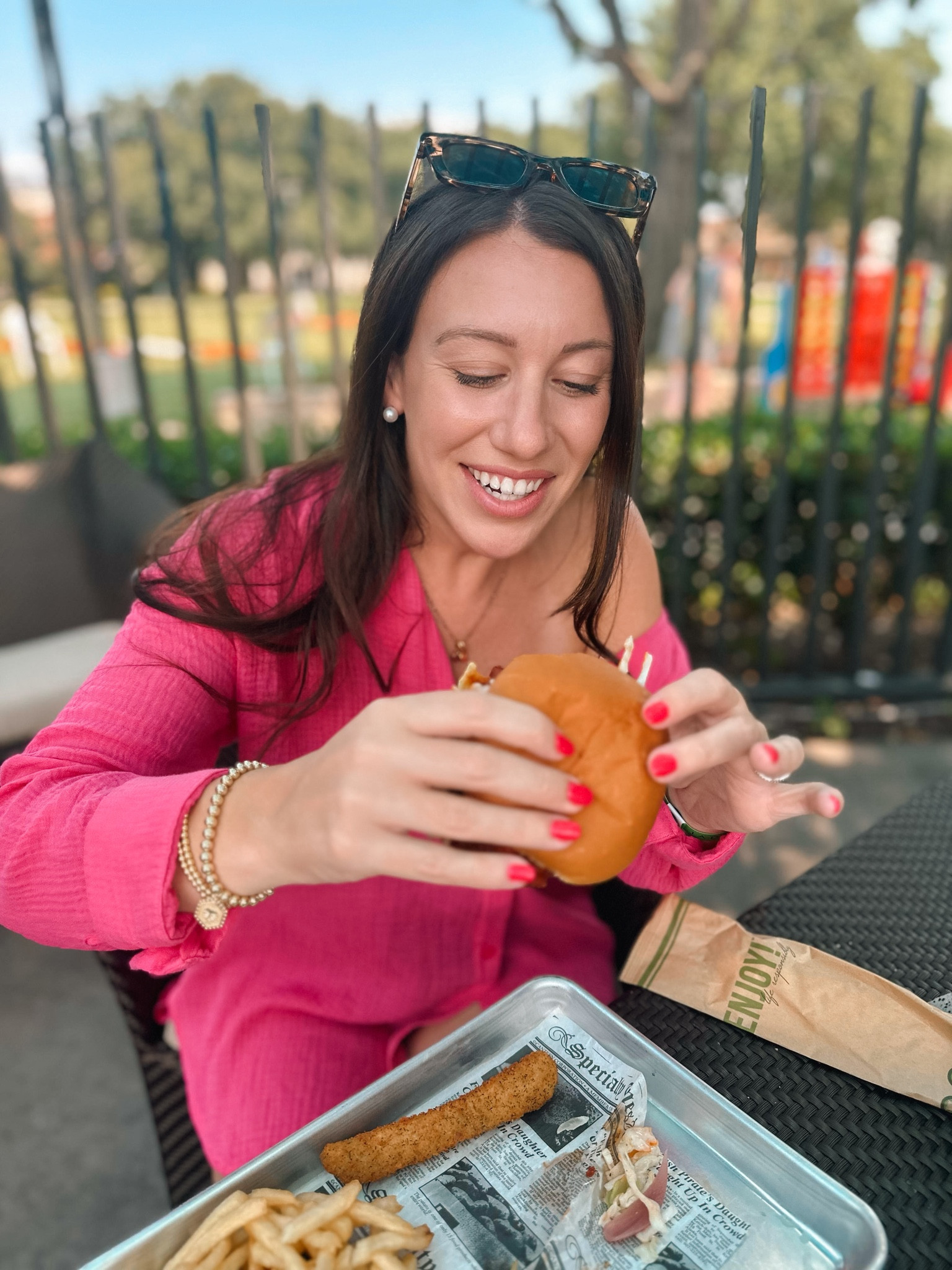all about the food! swimsuit & top is target, sunglasses AE and bracelets Amazon! 

#LTKFindsUnder50 #LTKTravel #LTKSwim