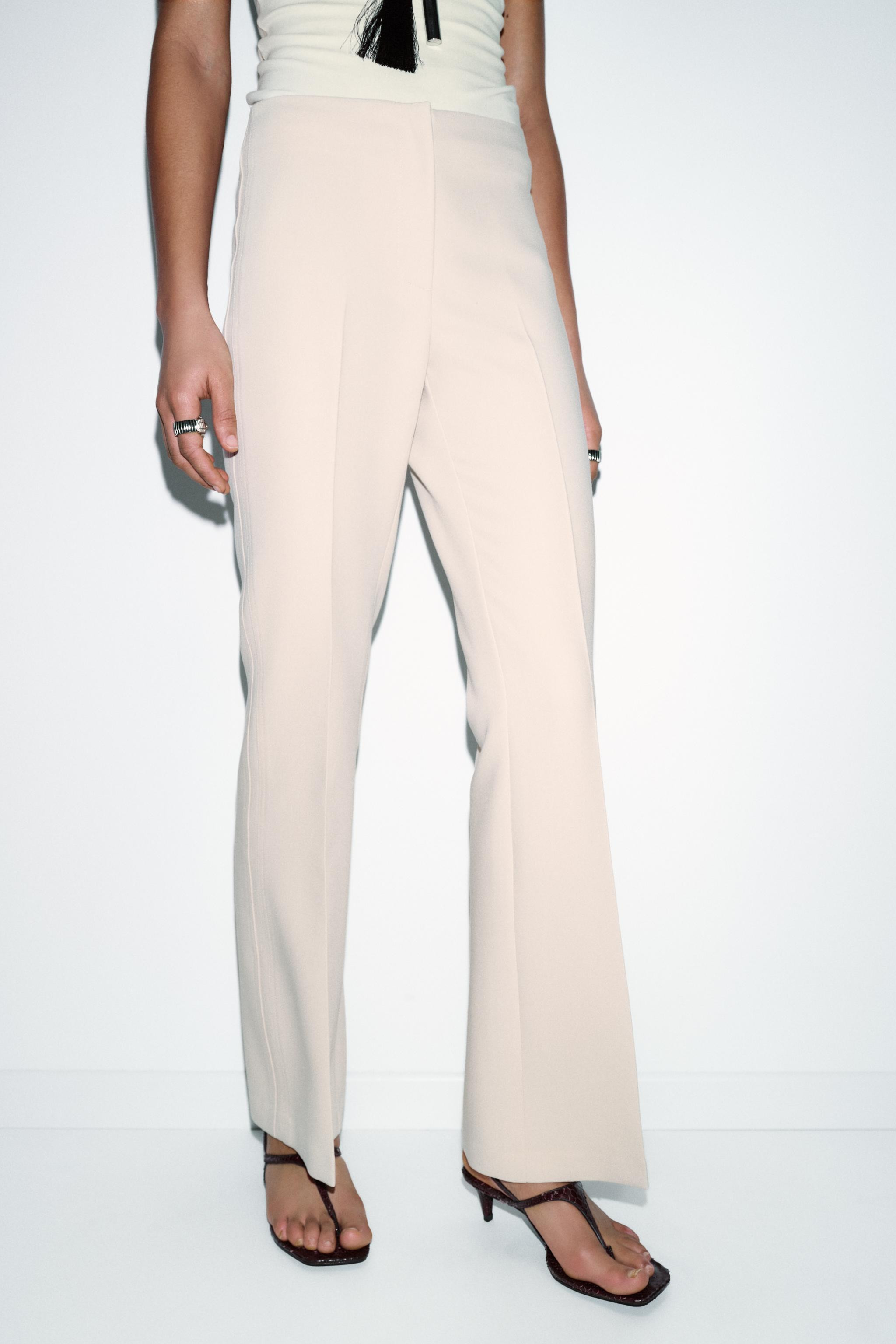 FLARE PANTS WITH SIDE SEAMS | Zara US