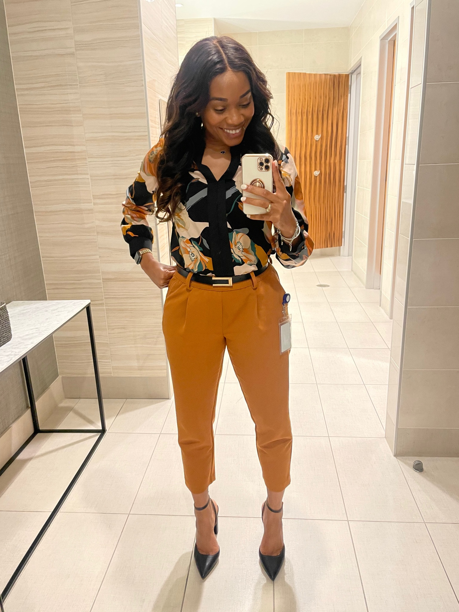 This chic and professional outfit is perfect for the modern mom balancing career and family. Pairing a bold floral blouse with tailored trousers and classic black heels, this look exudes confidence and style, making it perfect for a day at the office or an important meeting. Discover more outfit inspiration for moms who mean business!

#MomStyle #OfficeFashion #WorkwearInspiration #ChicMom #ModernMom #FashionForMoms #ProfessionalStyle #OfficeOutfit

#LTKWorkwear #LTKStyleTip #LTKFindsUnder50