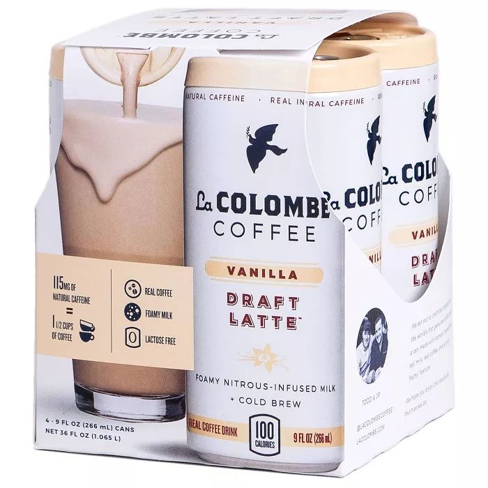 La Colombe Draft Latte Vanilla - 4pk/9 fl oz Cans | Target