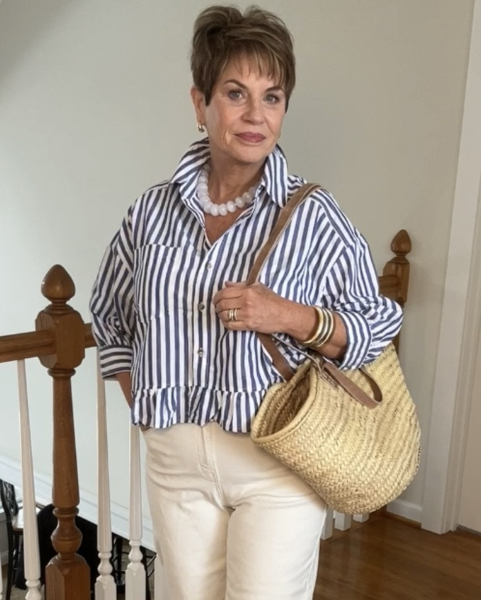 Same white jeans. Three totally different vibes 🤍

This is why I love a great pair of white jeans—they’re a blank canvas. From classic stripes, to a pop of color, to simple and chic neutrals, you can style them a dozen ways and never get bored.

All three tops are comfortable, flattering, and easy to wear at any age. If you’re building a spring/summer capsule, this combo is a must.

👉 Shop all three looks in my LTK

#LTKMidsize #LTKOver40 #LTKootd