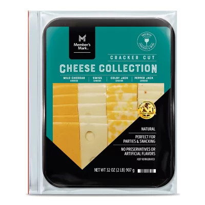Member's Mark Cracker Cut Cheese Variety Tray, 2 lbs. | Sam's Club
