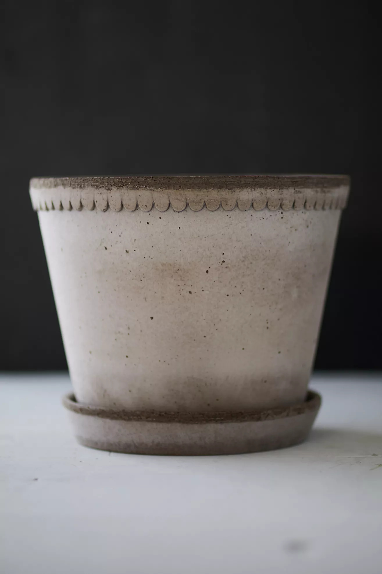 Bergs Scallop Pot + Saucer Set | Anthropologie (US)