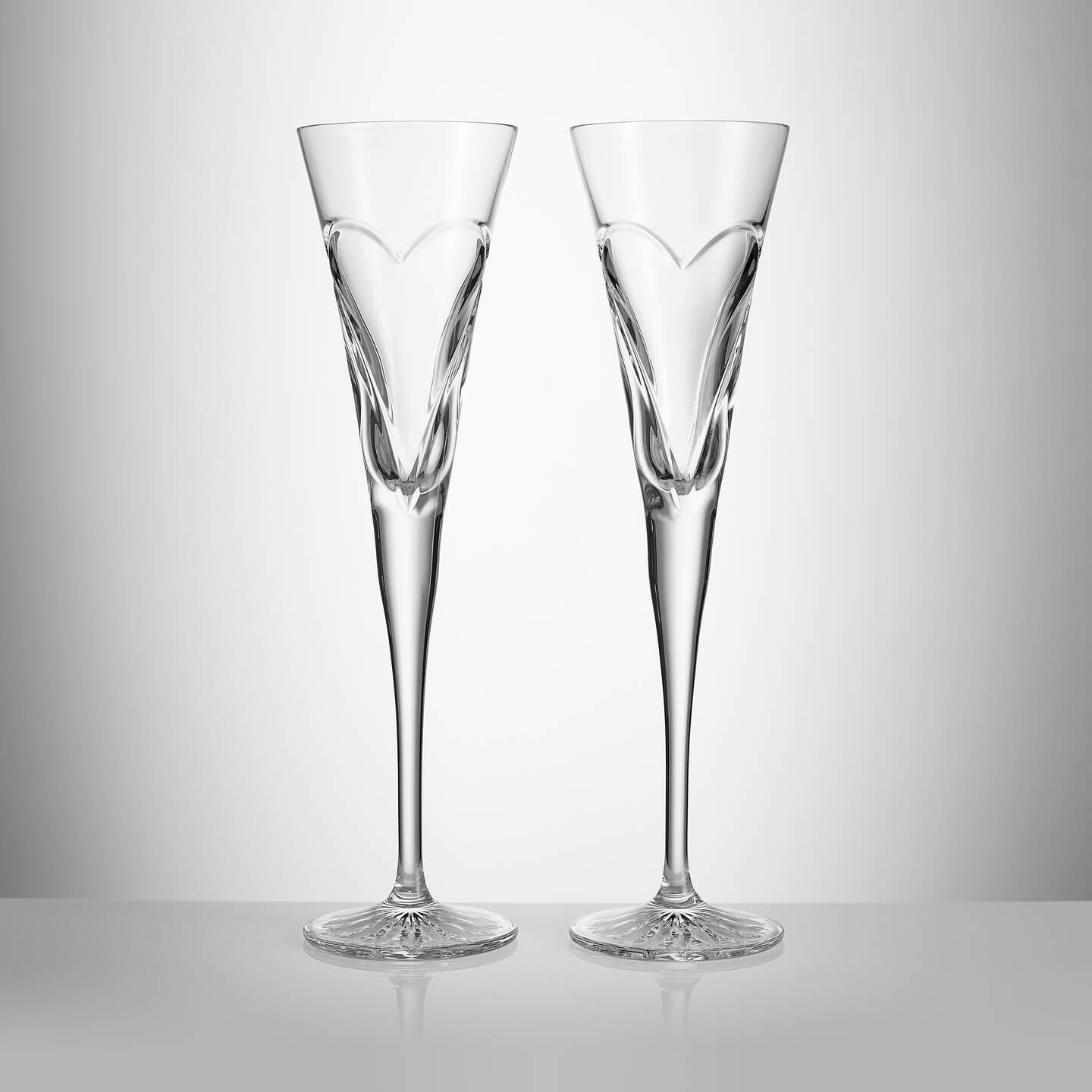 Wishes Love & Romance Toasting Flute, Pair | Waterford | Waterford