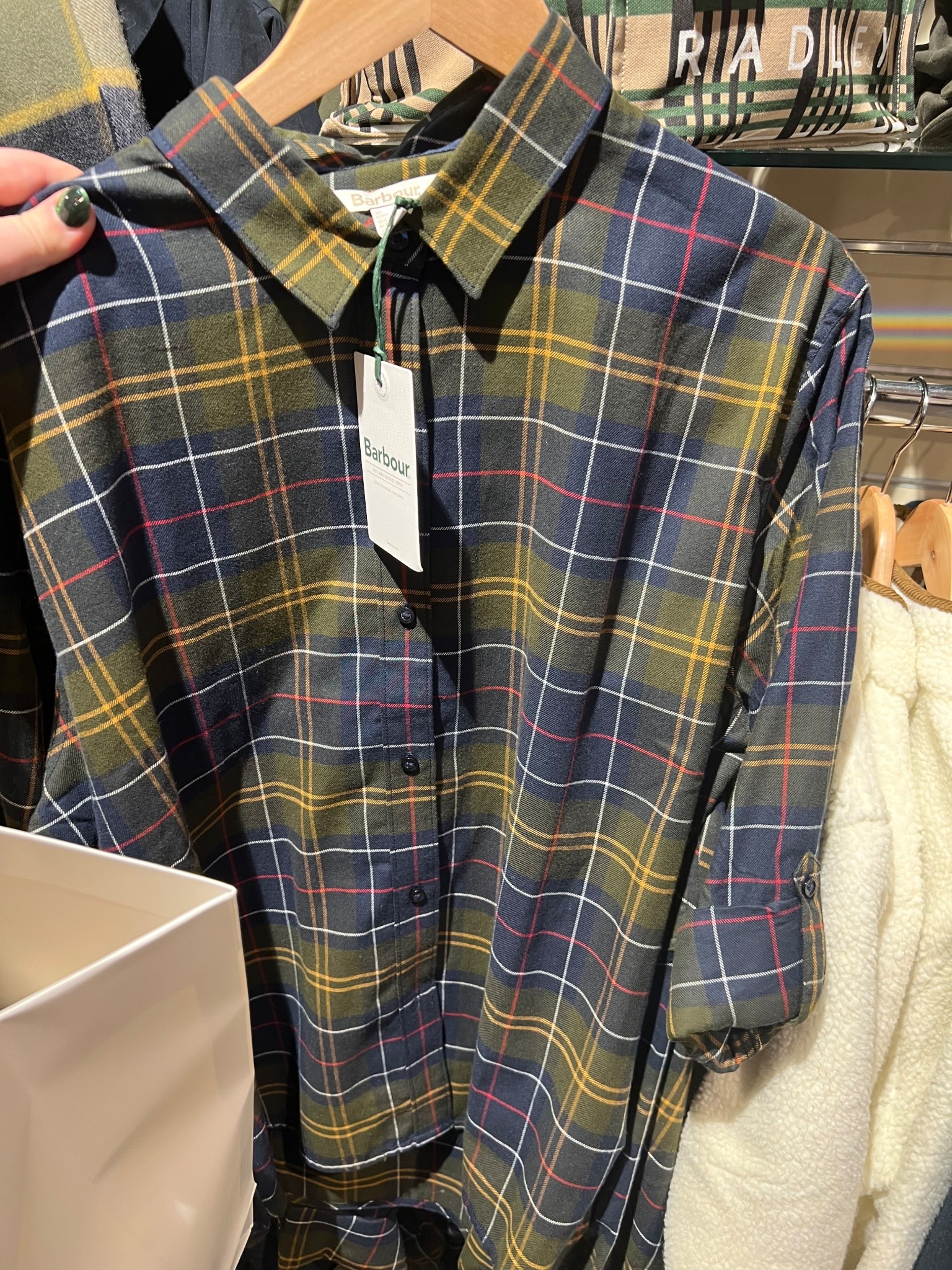 Super tempted by this Barbour tartan button down! I’ve been eyeing it online for a while and the colors are even better in person. It’s pretty light so would be great for Florida and layering! 

#LTKSeasonal #LTKStyleTip #LTKFallSale