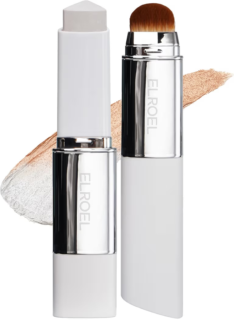 Blanc Cover Cream Stick V White - Korean Color-Changing Foundation Stick with Volufiline - Medium to Full Coverage Dewy Finish Base Makeup - Dual-Ended with Detachable Brush (202 Natural) | Amazon (US)