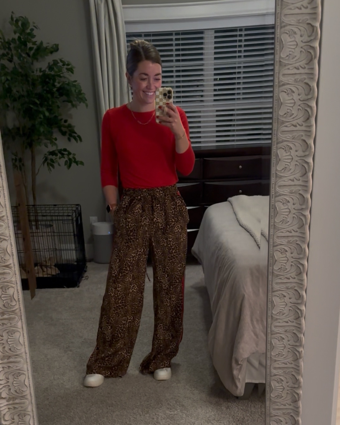 Cheetah track pants!

I say cute. Husband says “hideous” 😂 let me know what you think!

Photo 1: size Small from My Ellement Boutique

Photo 2: size X-Small from Amazon

Photo 3: size X-small from Amazon

#LTKPetite #LTKActive #LTKFindsUnder50